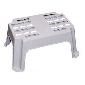 Fotpall Plast Grå