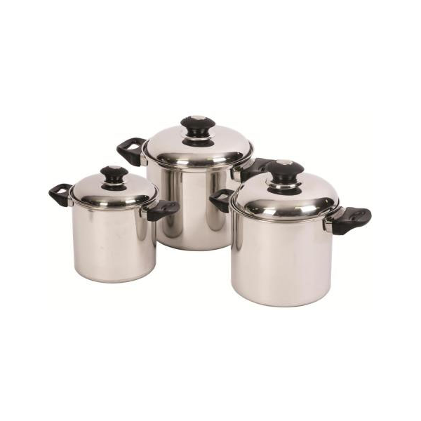 Rostfritt Grytset 3 delar