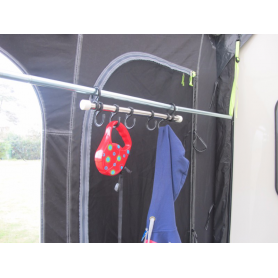 Klädstång lång (front till vagn)