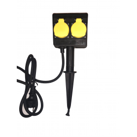 Markpinne med eluttag