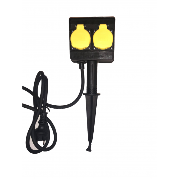 Markpinne med eluttag