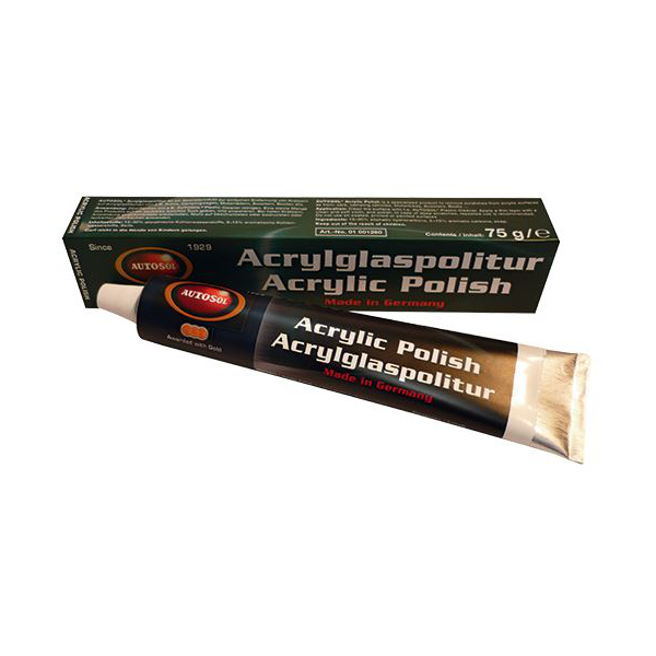 Polermedel för akrylglans