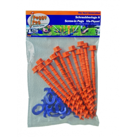Peggy Peg markskruv 12-pack