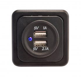 USB Uttag 2x Fawo med ram