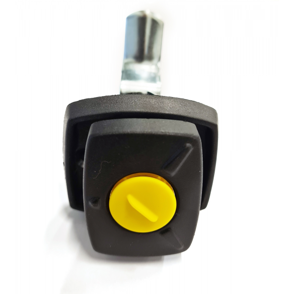 Garagelås Rektangulärt svart  "klick"