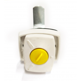 Garagelås Rektangulärt vit  "klick"