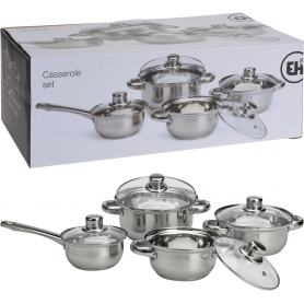 Kastrullset 8-delar