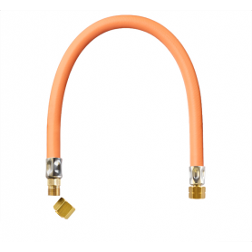 Gasolslang, 1/4”. 600 mm 8mm skarvkoppling