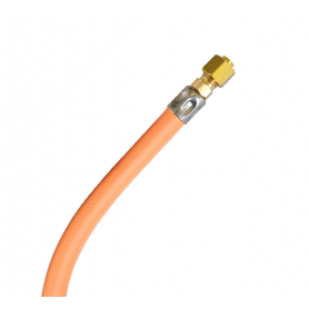 Gasolslang, 1/4”. 600 mm 8mm skarvkoppling