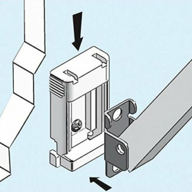 Thule monteringsbeslag plast 2-pack