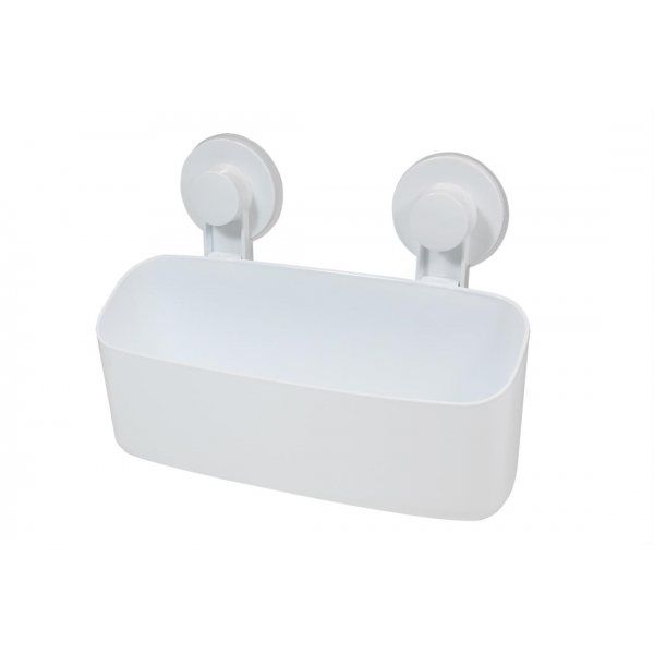 Förvaringskorg för badrum vit