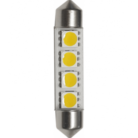 Spollampa LED 42 mm  0,8W...