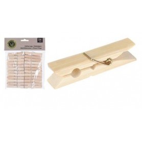 Klädnypor i Bambu 24-Pack