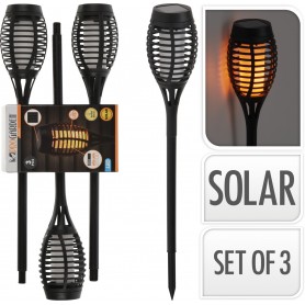 Solcellsfackla LED 3-P
