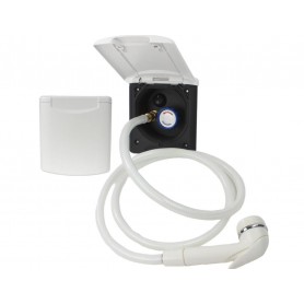 Utvändig Dusch + strömbrytare