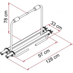 Cykelhållare Fiamma Caravan XL A
