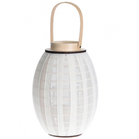 Lykta Gauze 23x34cm vit