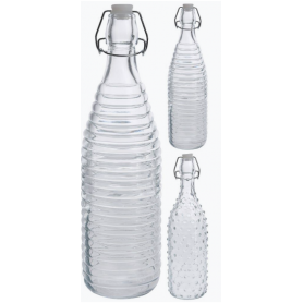 Karaff med snäpplock...