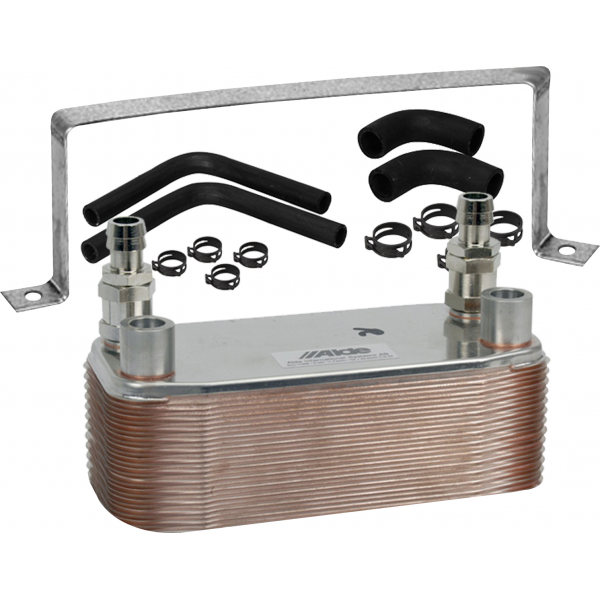 Värmeväxlare + mont.