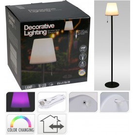 Golvlampa Färgskift