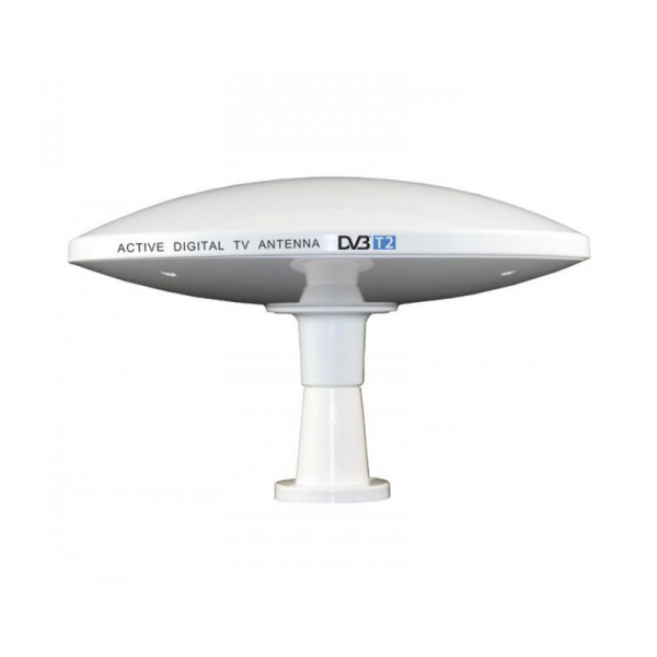 Tv-antenn på stång och Antennförstärkare